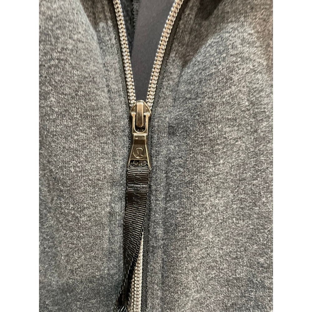 Lululemon En Route Jacket Size 6 Gray Fill Zip Fleece Zip Back - Picture 5 of 11